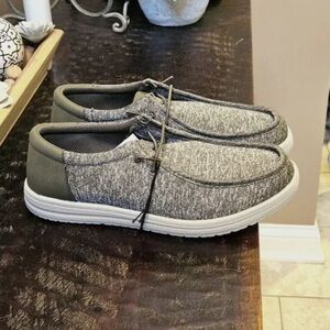 Men's Casual Slip-On Sneakers - Gray